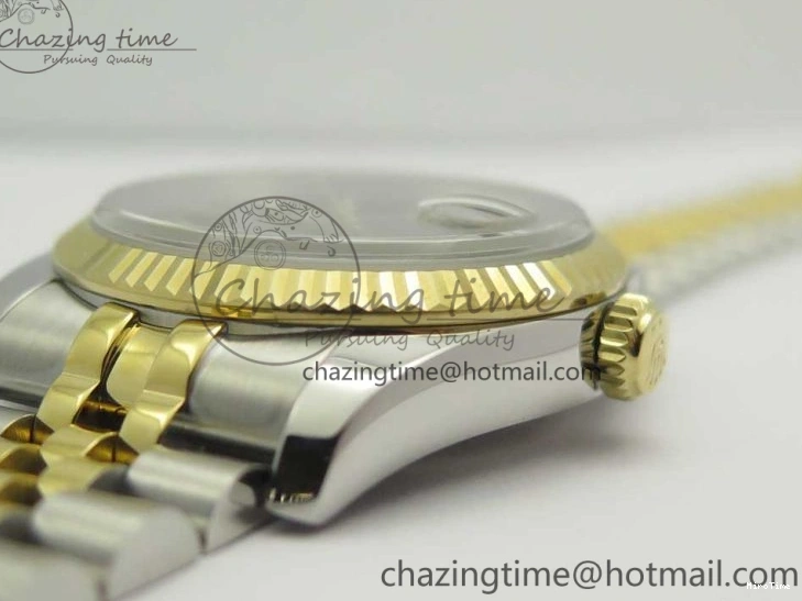 MiroTime 0801 DateJust 36 SS YG 116233 ARF 1:1 Best Edition 904L Steel Black Dial Stick Markers on Jubilee Bracelet SH3135 V EasyMatch 3261